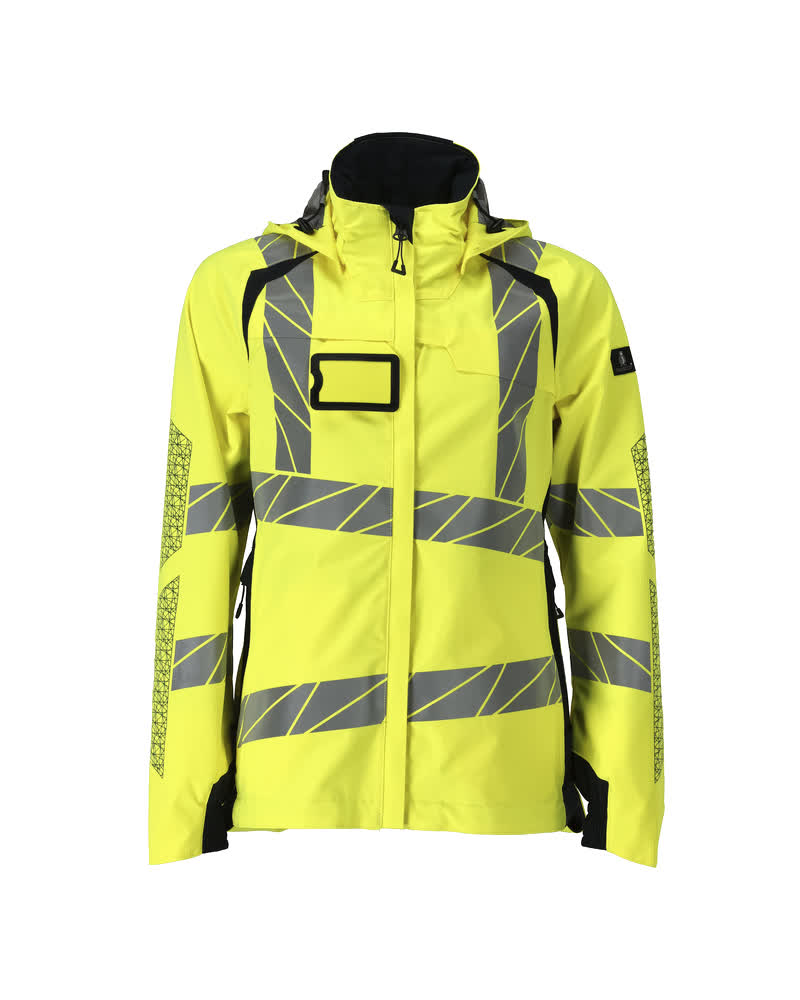Winterjas - hi-vis geel/donkermarine