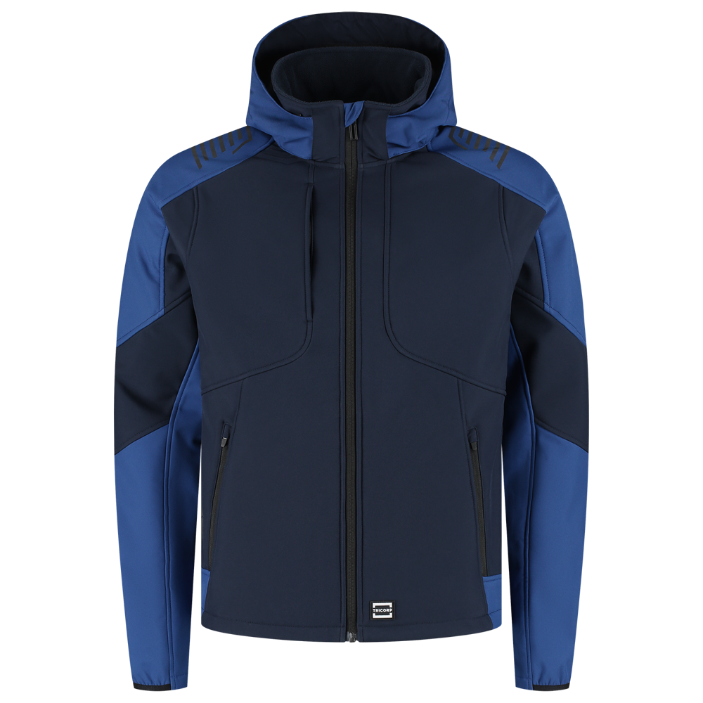 Softshell Capuchon Bicolor Redefined - InkRoyalblue