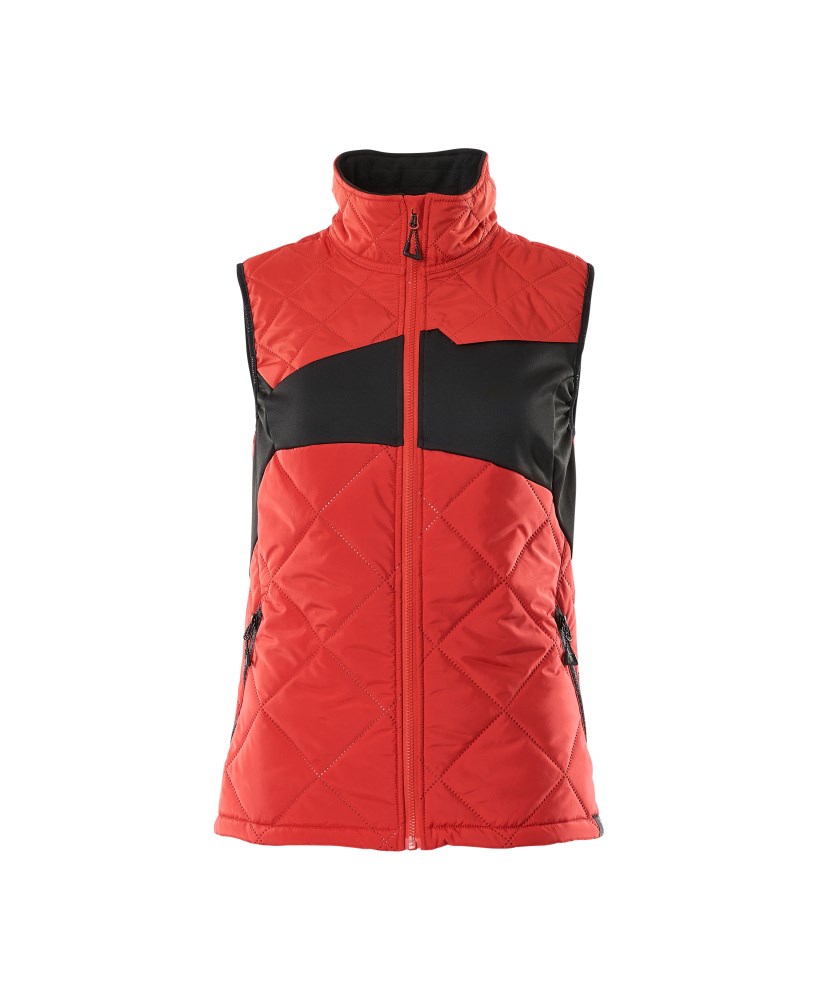 Thermobodywarmer - signaalrood/zwart