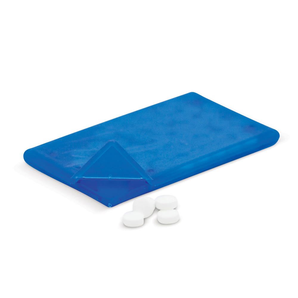 Pepermuntdoos - Ecru / Blauw