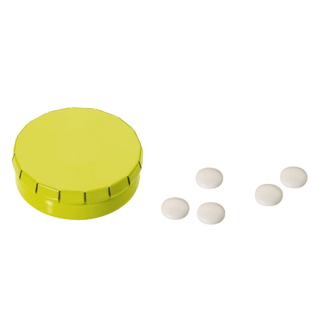 Pepermuntblik rond - Lichtgroen