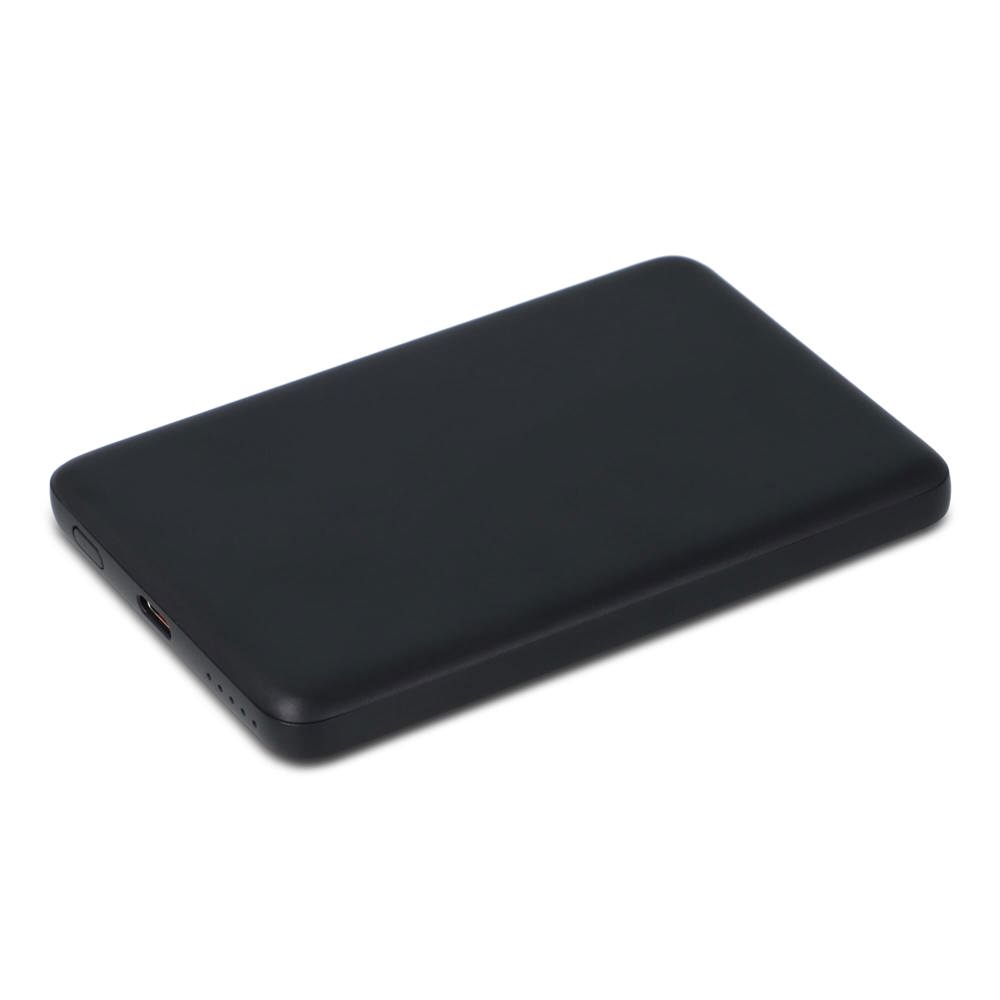 Zenith USB-C Powerbank met Power Delivery R-ABS 5000 mAh - Zwart