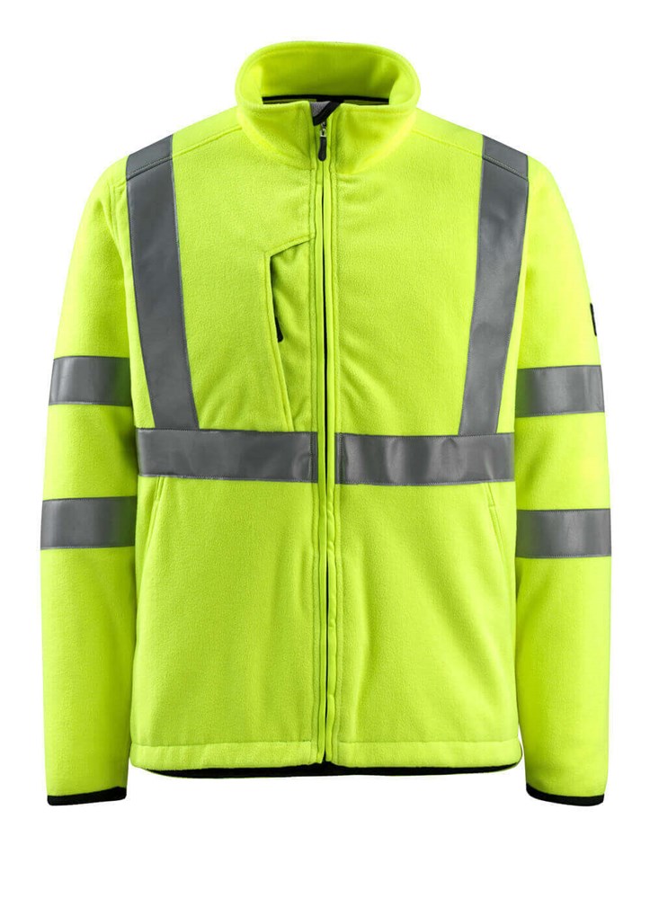 Fleece jas - hi-vis geel