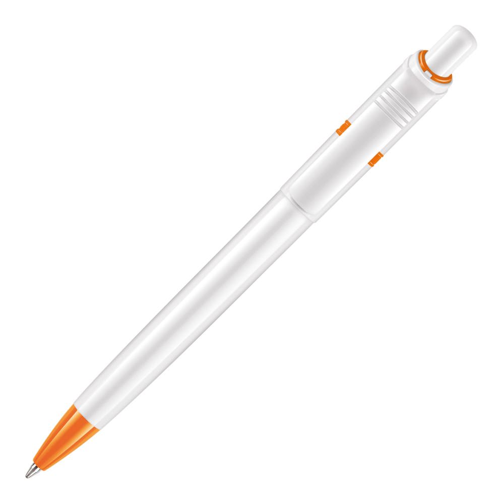 Balpen Ducal hardcolour - Wit / Oranje