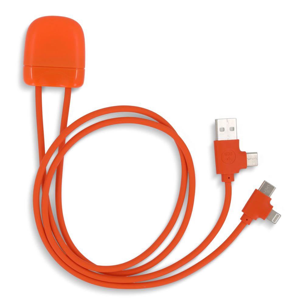 Xoopar Ice-C Charging cable - Oranje
