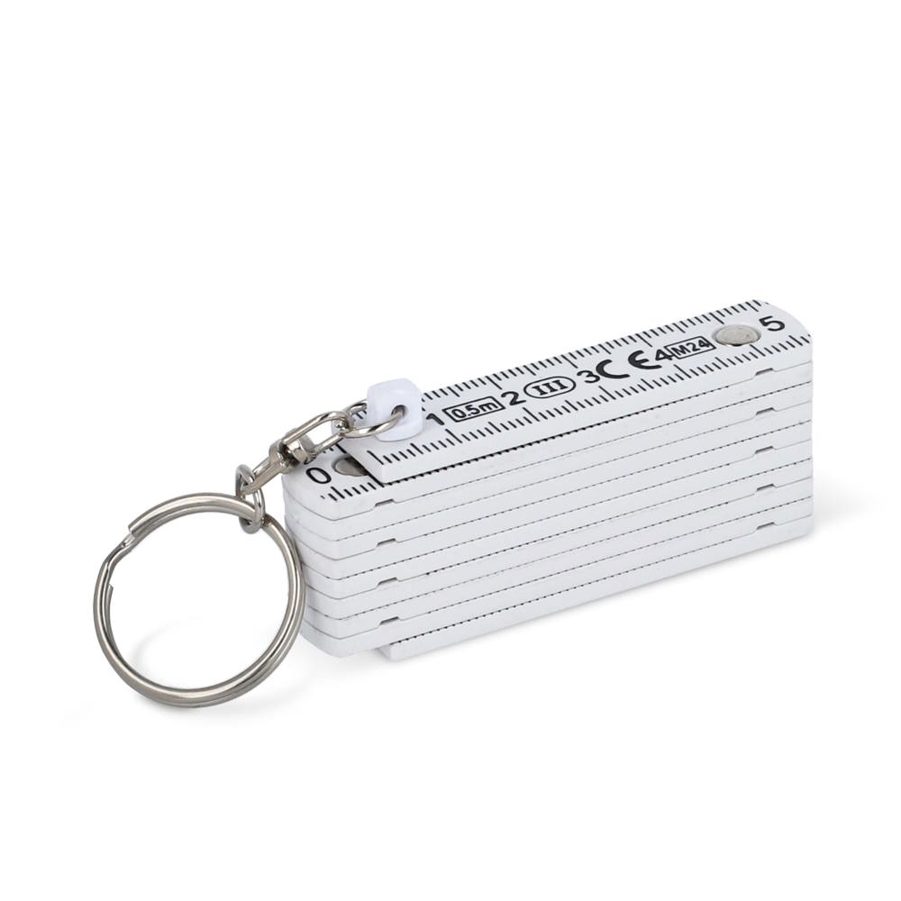 Gekalibreerde duimstok sleutelhanger 0,5m