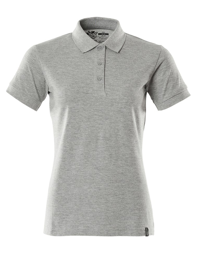 Poloshirt - grijs-gemêleerd