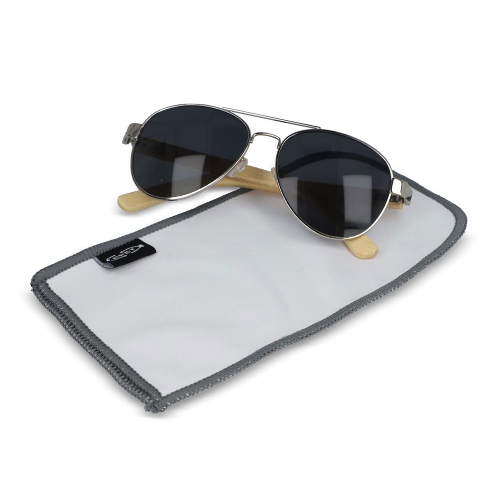 R-PET microvezel brillenetui sublimatie - Wit