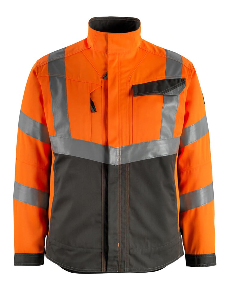 Jas - hi-vis oranje/donkerantraciet
