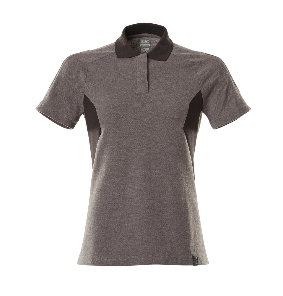 Poloshirt - donkerantraciet/zwart