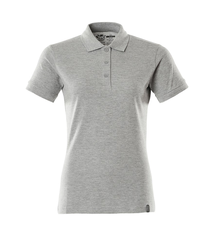 Poloshirt - grijs-gemêleerd