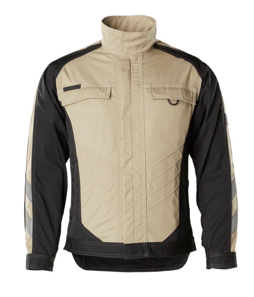Jas - lichtkhaki/zwart