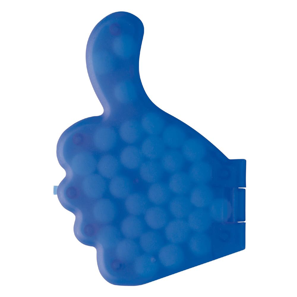 Pepermuntdoos duim - Ecru / Blauw