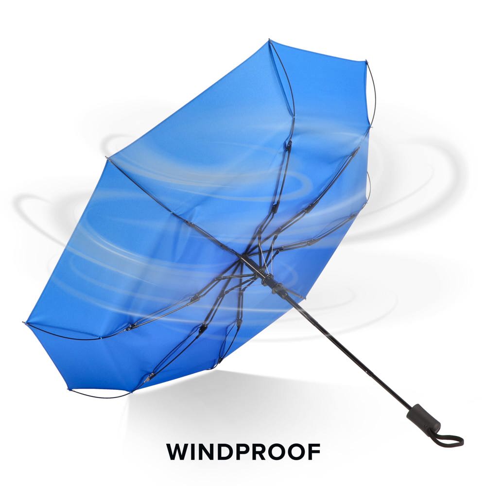 Daintree 190T Pongee 21.5" Opvouwbare winddichte paraplu Auto open