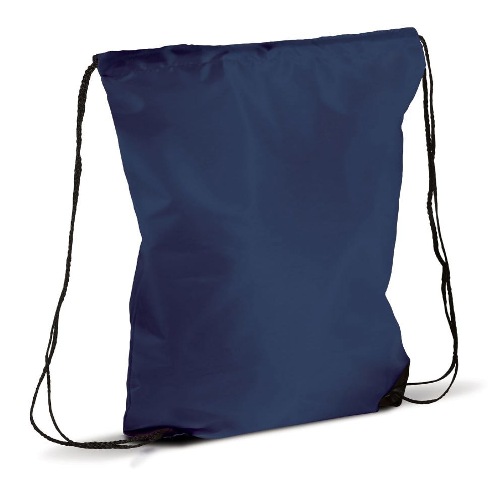 Rugzak met koord 210T RPET - Donkerblauw
