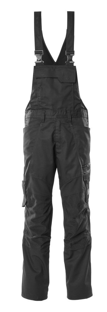 Amerikaanse overall met kniezakken - Zwart