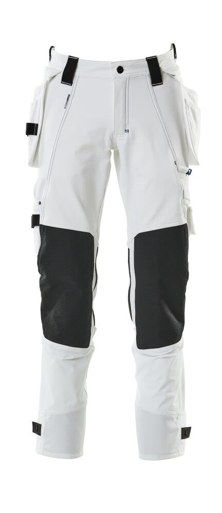 Broek met spijkerzakken - Wit