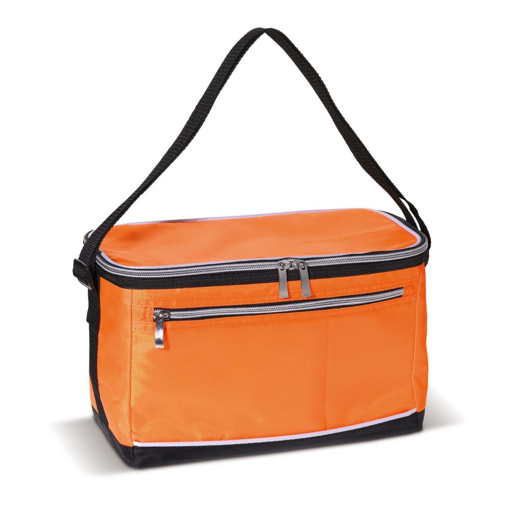 Koeltas met schouderband 30.5 x 17 x 19 cm - Oranje