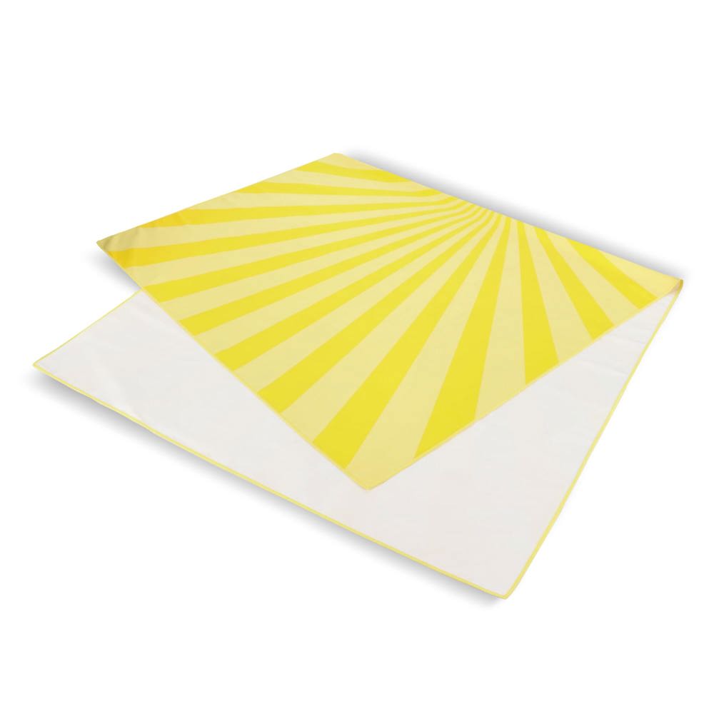 R-PET sneldrogende strandlaken 100x180cm met opbergzak (200g/m²) sublimatie