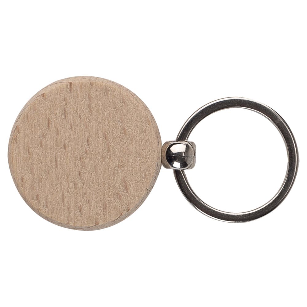 Sleutelhanger hout rond Ø40mm