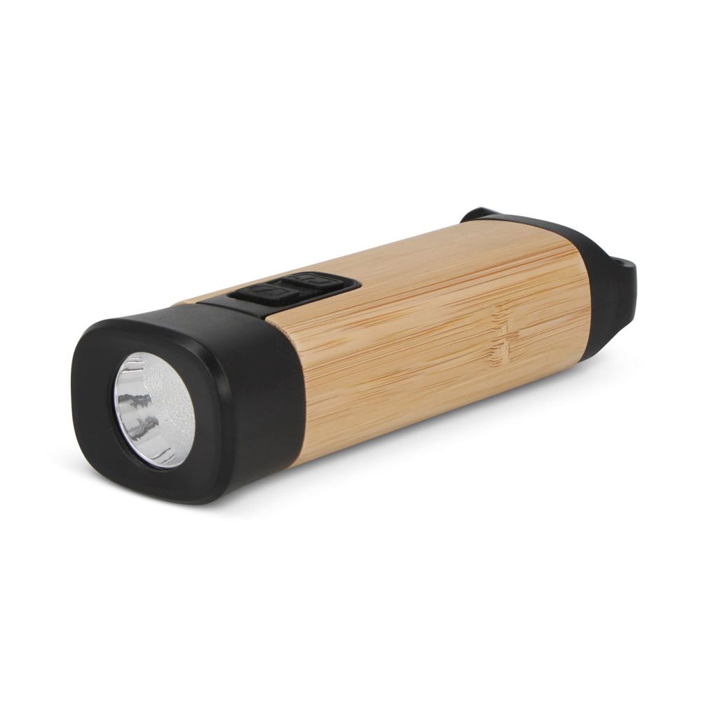 Oplaadbare R-ABS &amp; Bamboe zaklamp