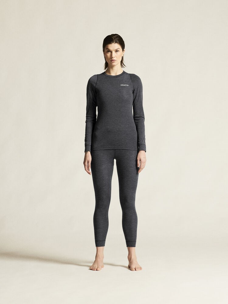 Craft - Wool Merino Set W Black Melange M