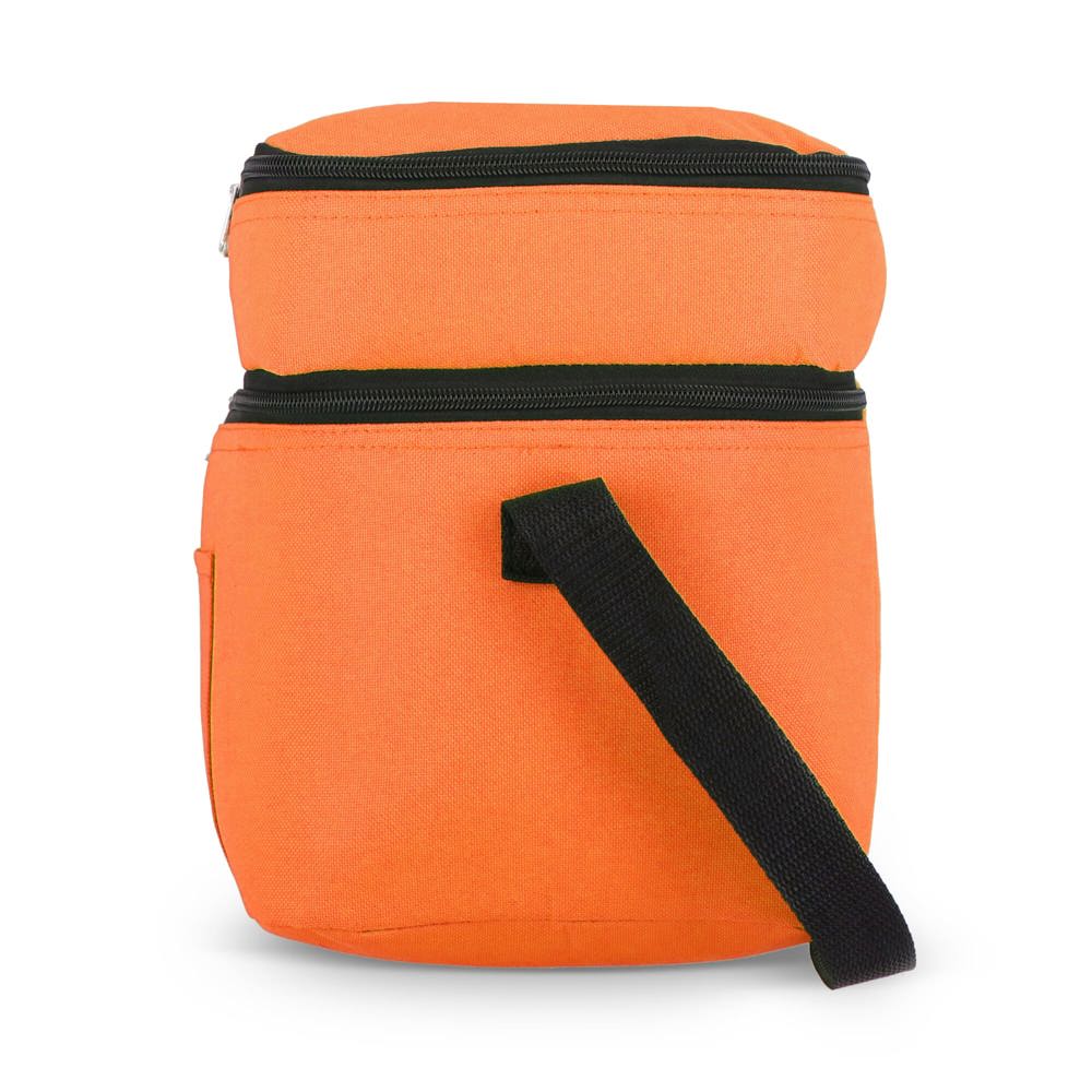 R-PET 600D koeltas met dubbele compartimenten, 30 x 20 x 24 cm, 12L